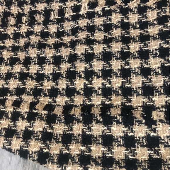 NWT House of Harlow 1960 Houndstooth Tweed Mini Skirt Small - Picture 5 of 10